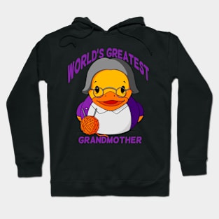 World’s Greatest Grandmother Rubber Duck Hoodie